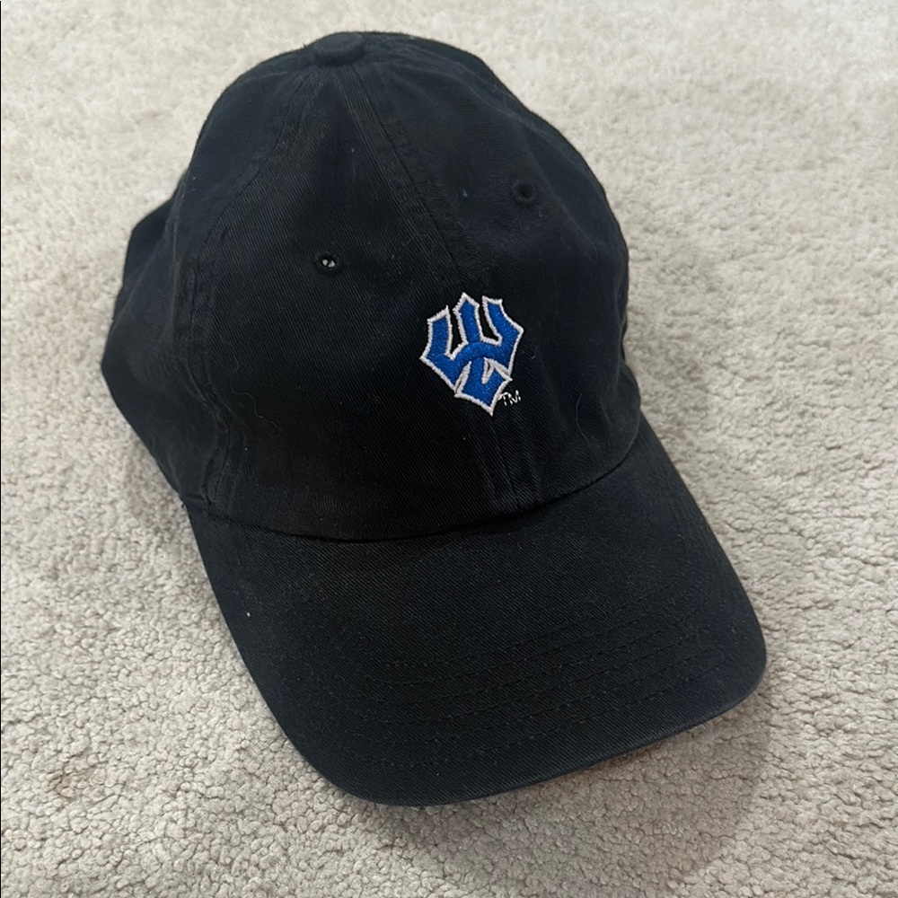 Black Cap with Blue W&L Logo